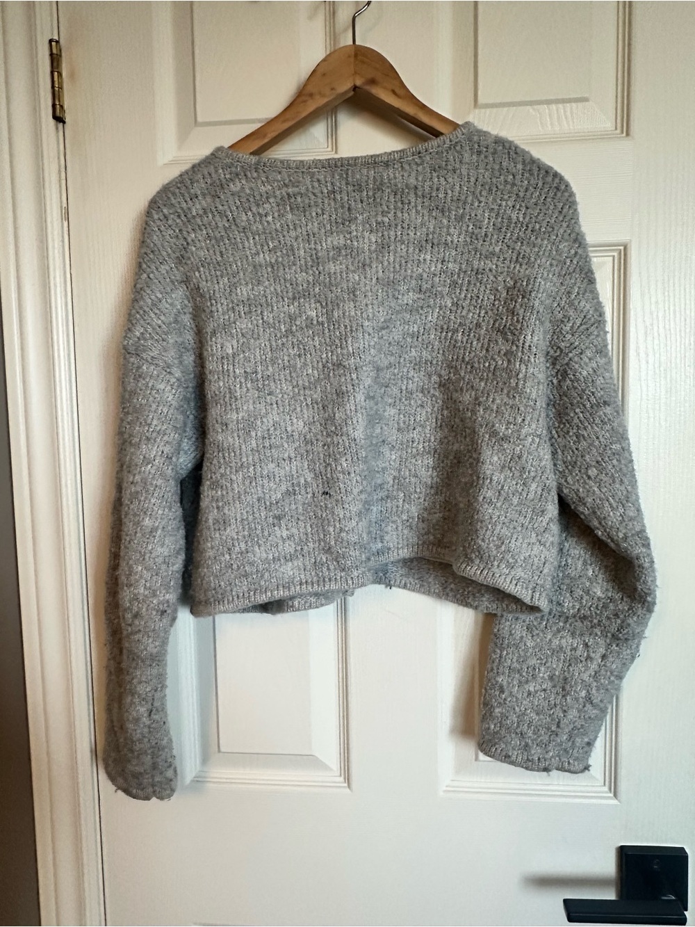Gap Gray Crewneck Button Cardigan Sweater - Picture 3 of 3